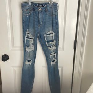 Hollister, women’s California, high-rise, super skinny jeans